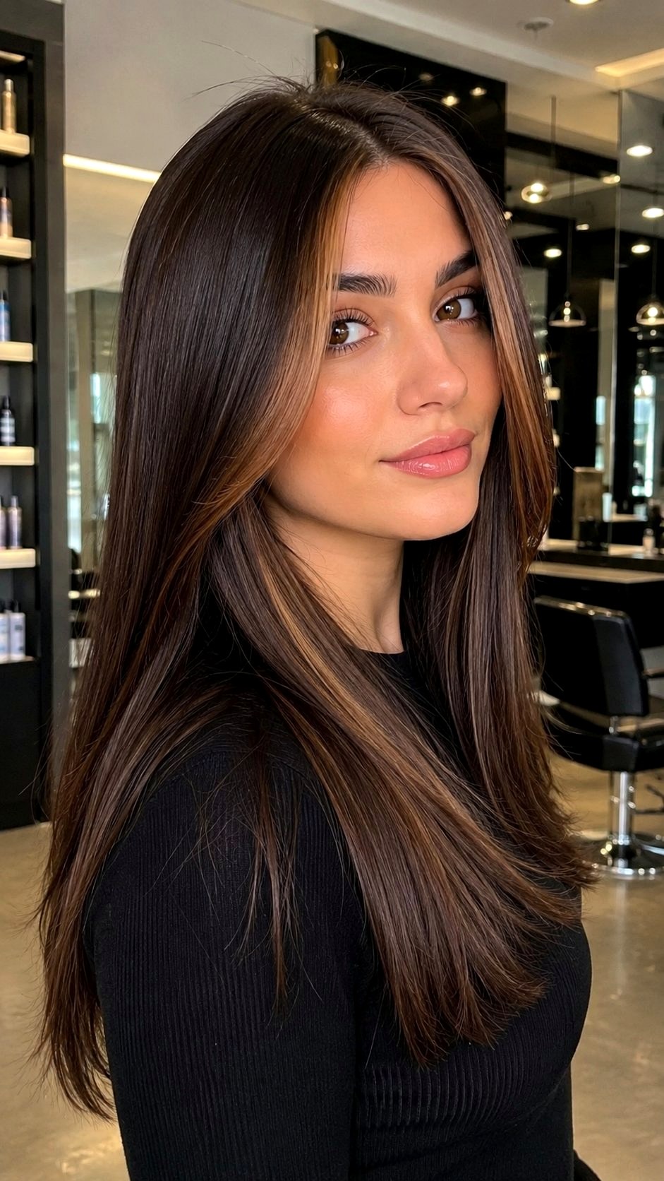 Chestnut Money Piece Highlights - 20 Chestnut Brown Hair Ideas