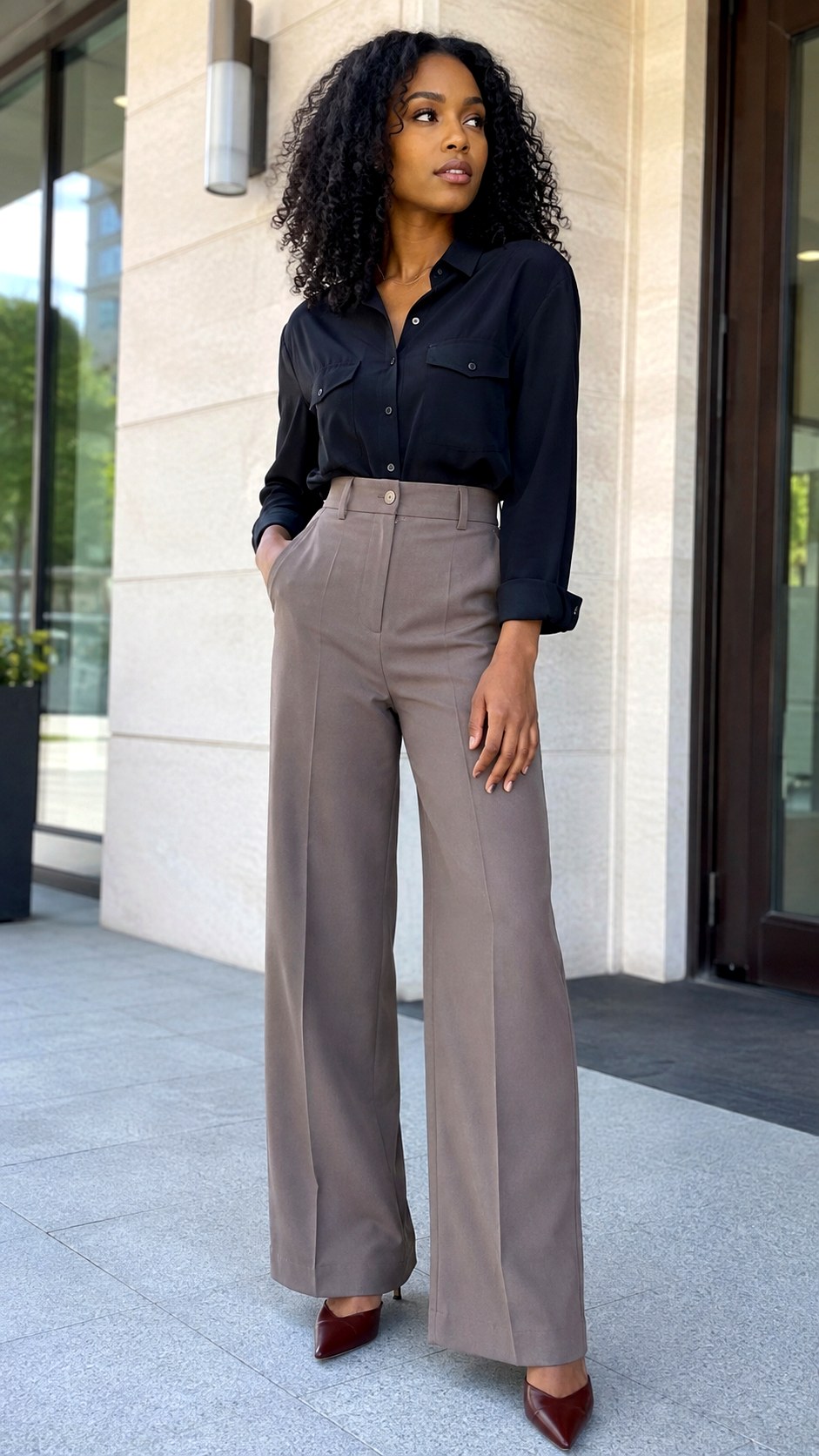 Chic Black Utility Shirt Style - 22 utility shirt outfit ideas