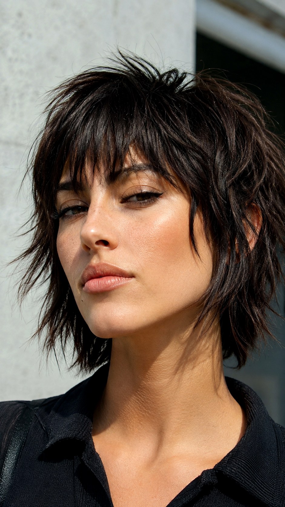 Choppy Short Wolf Cut - 20 straight wolf cut hairstyle ideas