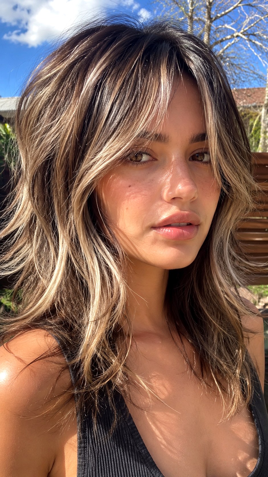 Chunky Highlights Soft Wolf Cut - 24 soft wolf cut hairstyle ideas