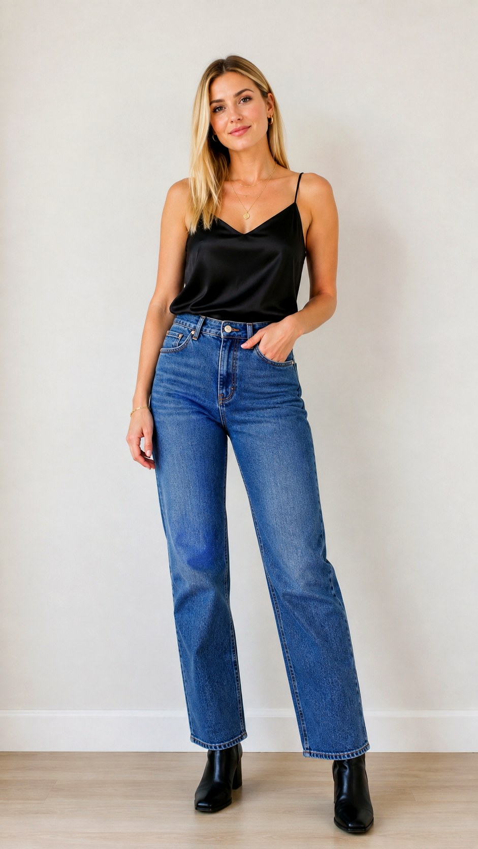 Classic Blue Denim Senior Jeans - 24 senior homecoming jean outfit ideas