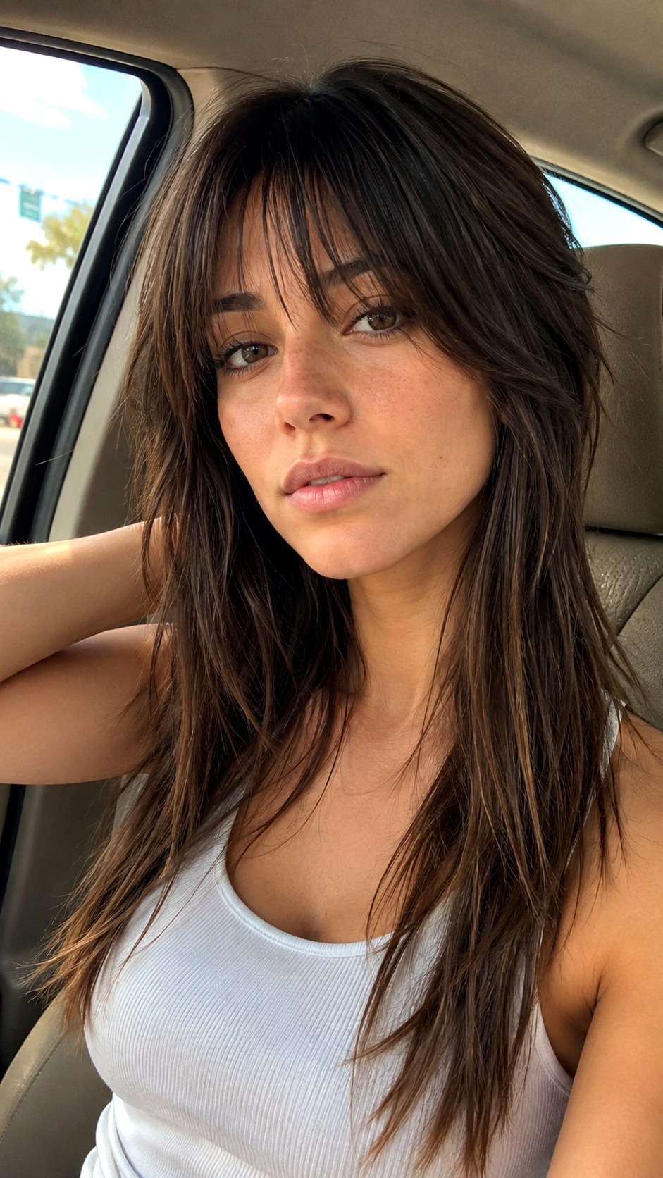 Classic Straight Wolf Cut - 20 straight wolf cut hairstyle ideas