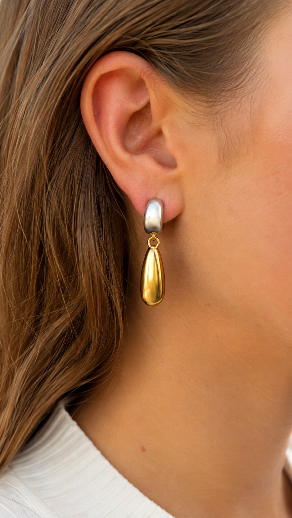 Convertible Gold Silver Snap Earrings - 24 gold and silver jewelery ideas