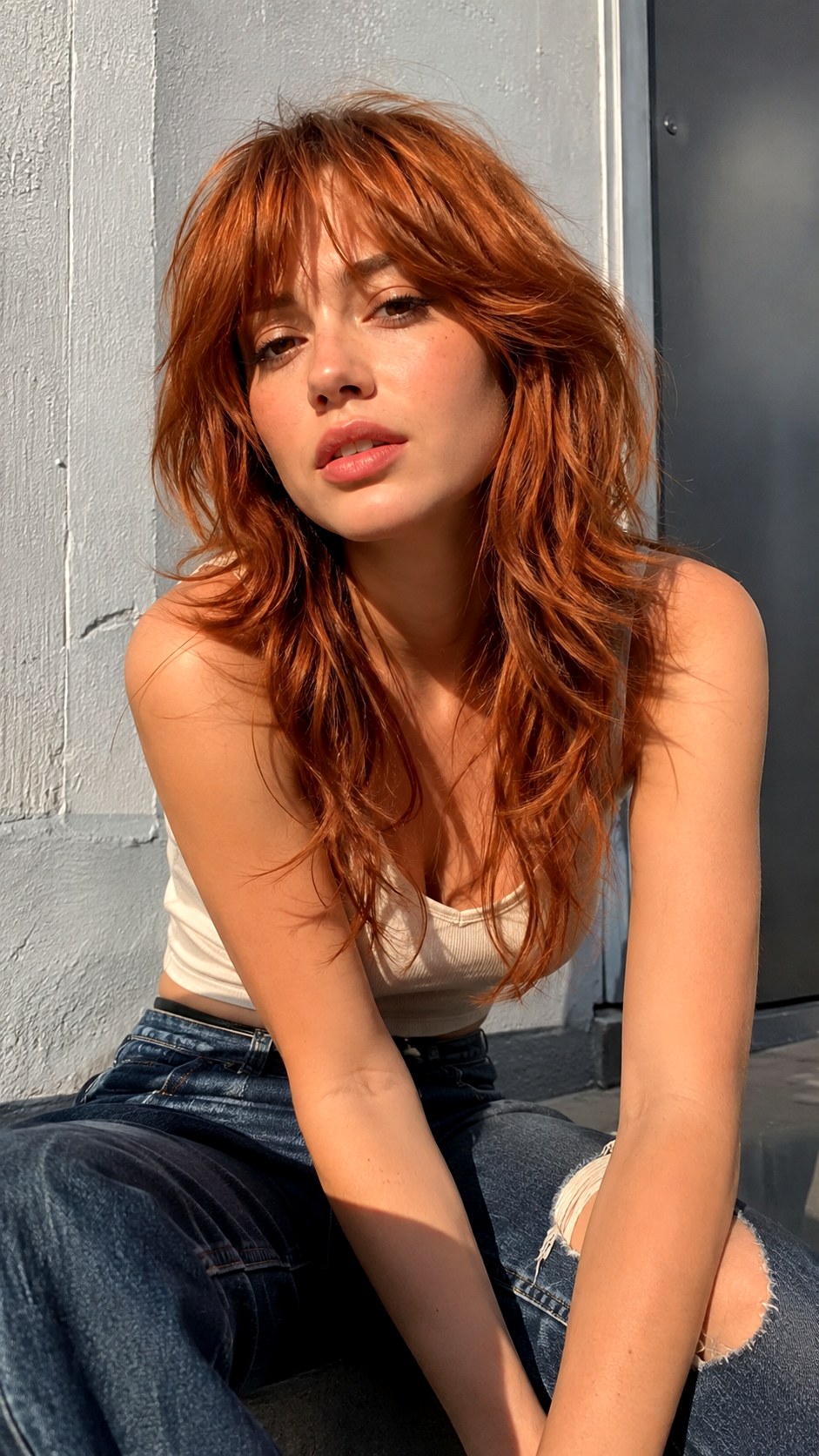 Copper Wolf Cut Shag Style - 23 short wolf cut hairstyle ideas