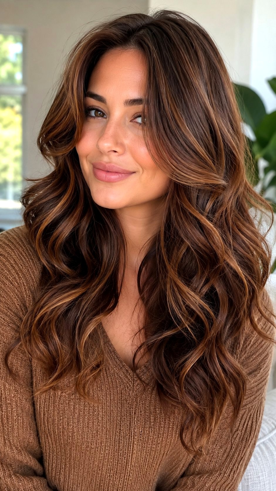 Deep Chestnut Swirls - 21 Copper Red Hair Color Ideas