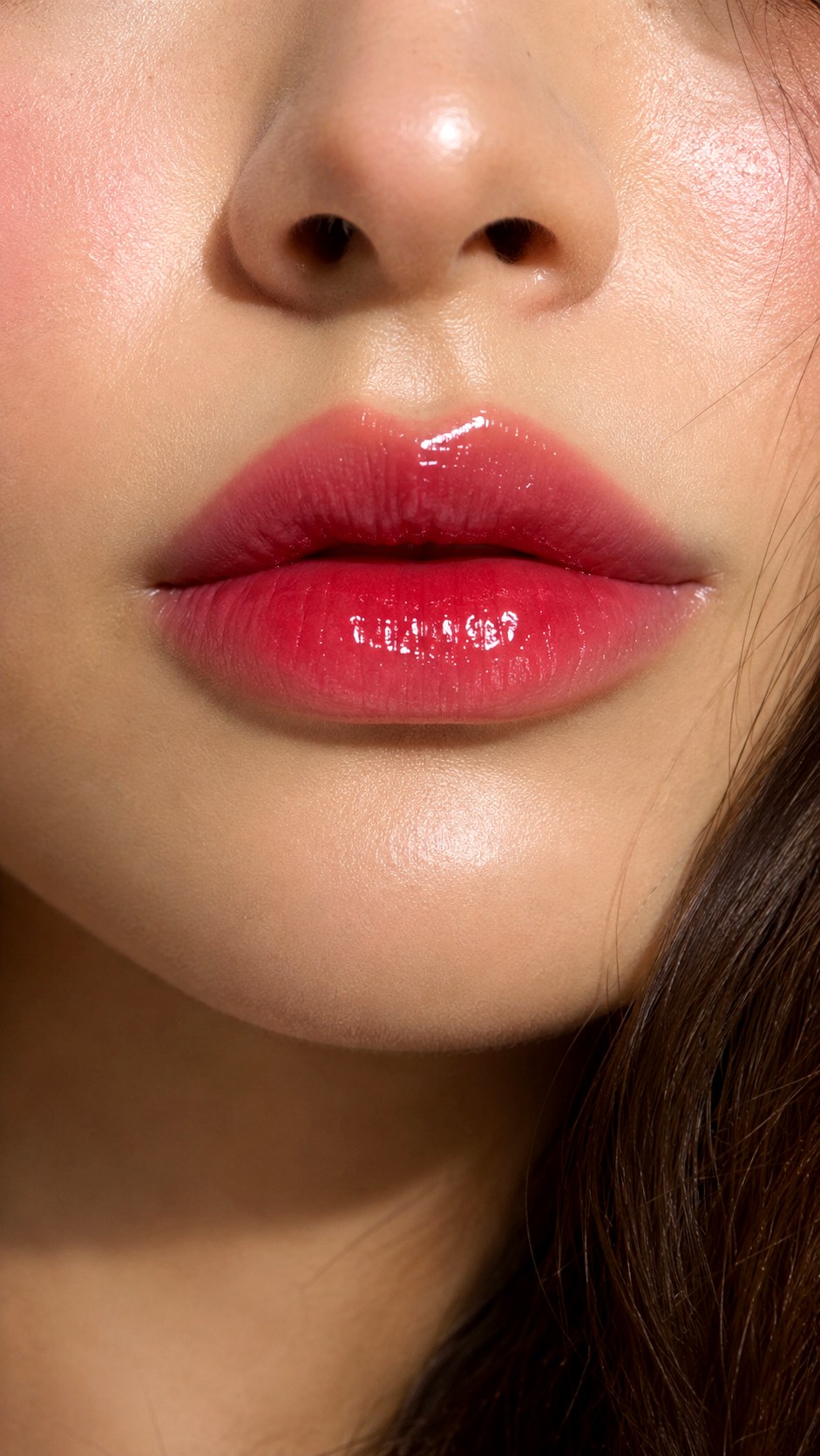 Deep Watermelon Lip Stain - 25 Summer Trendy Lip Color Ideas