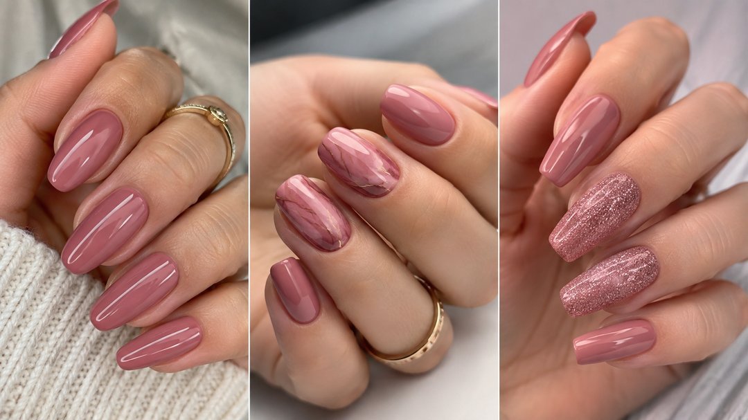 Desert Rose Pink Nail Ideas
