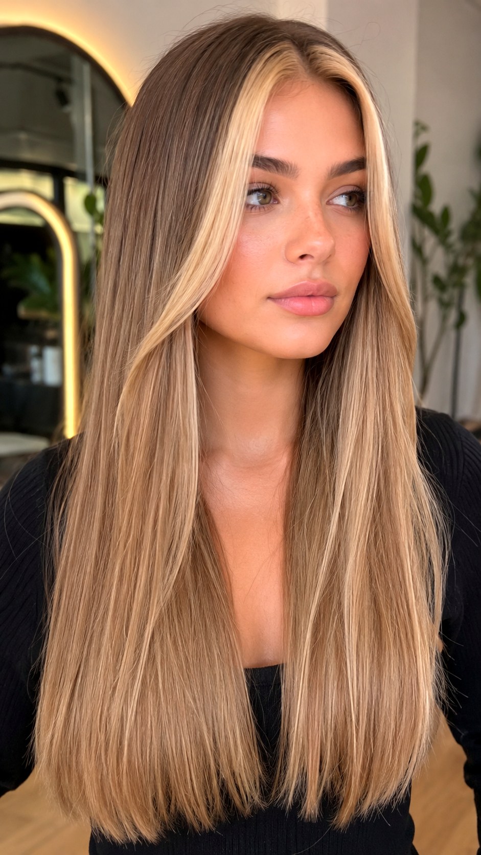 Dimensional Honey Blonde Money Piece - 24 Honey Blonde Hair Color Ideas