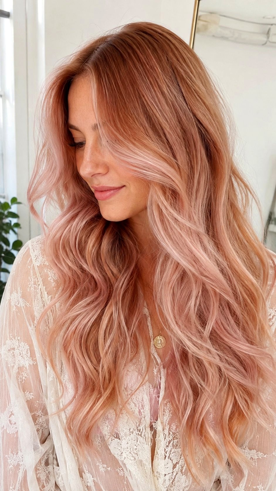Dusty Rose Blonde Blend - 21 Copper Red Hair Color Ideas