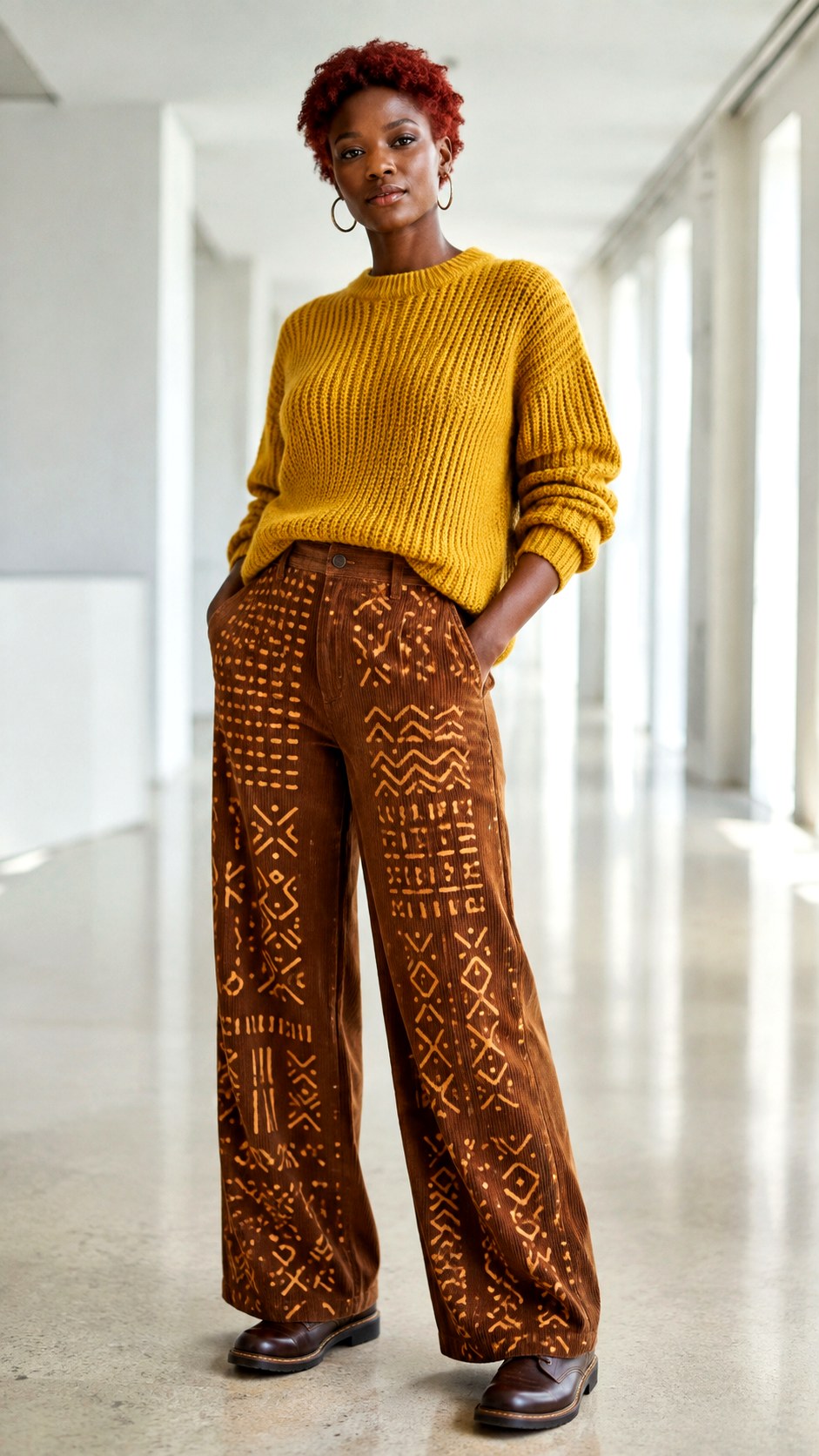 Earthy Toned Senior Painted Pant Outfit Ideas - 20 senior painted pant outfit ideas