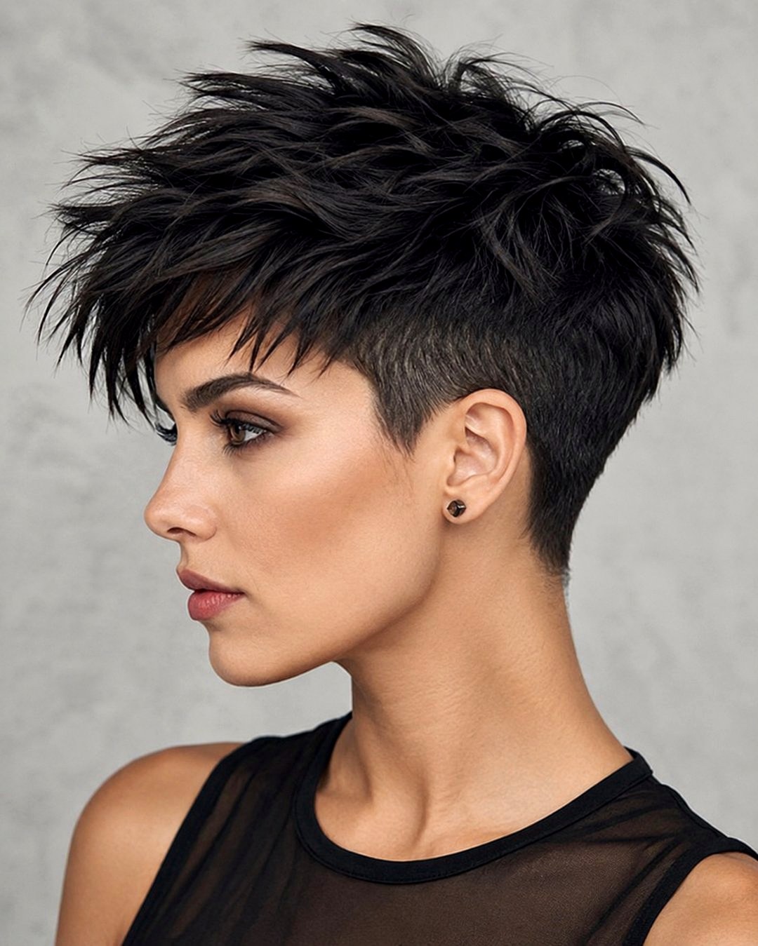 Edgy Textured Pixie Cut - 20 Hair Style Ideas
