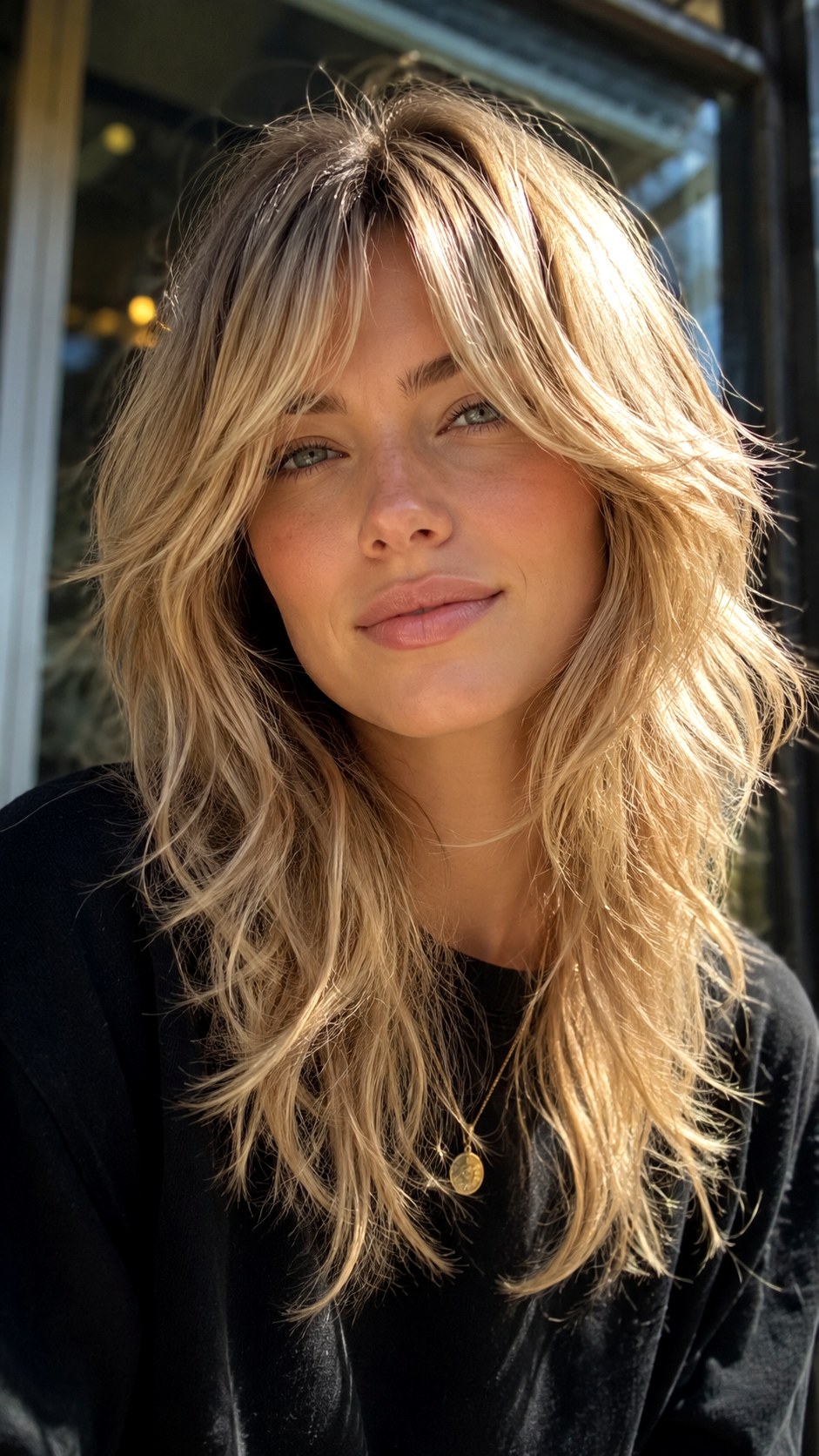 Effortless Beige Blonde Wolf Cut - 24 soft wolf cut hairstyle ideas