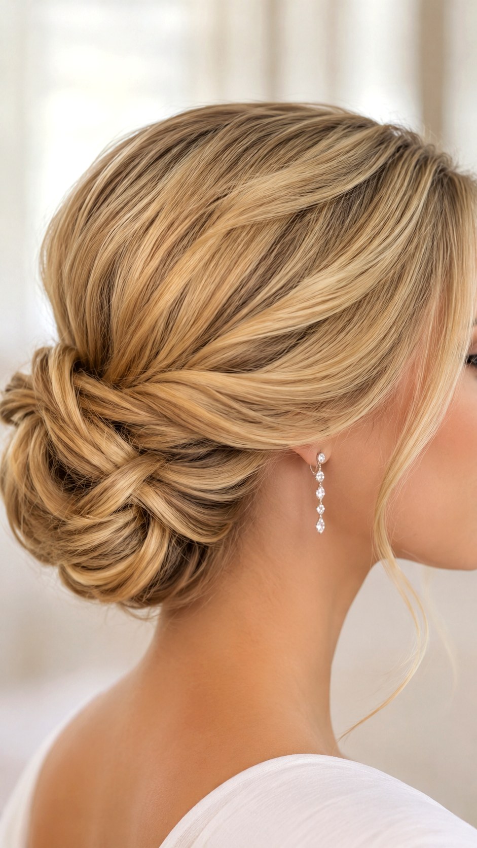 Elegant Side Swept Chignon Style - 24 classy updo hairstyles ideas