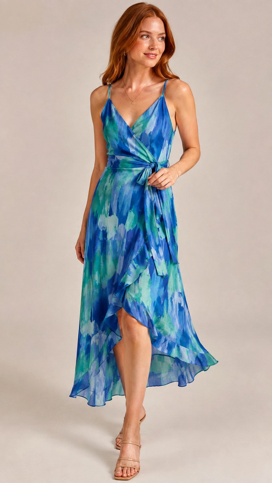 Elegant Wrap Style Sundress - 25 sun dress ideas