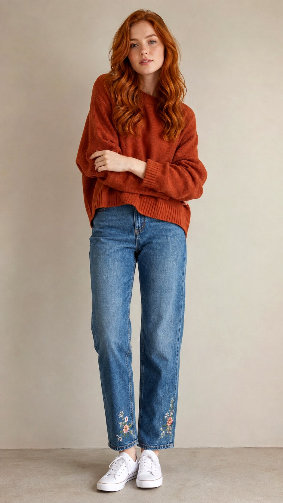 Embroidered Senior Jean Outfit Ideas - 25 senior jean outfit ideas