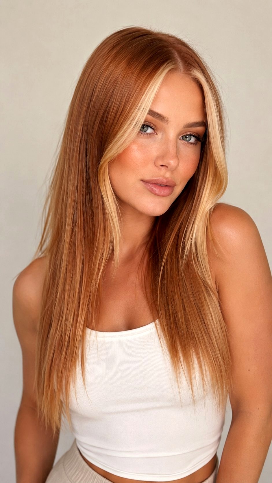 Face Framing Strawberry Blonde Money Piece - 24 Strawberry Blonde Hair Ideas