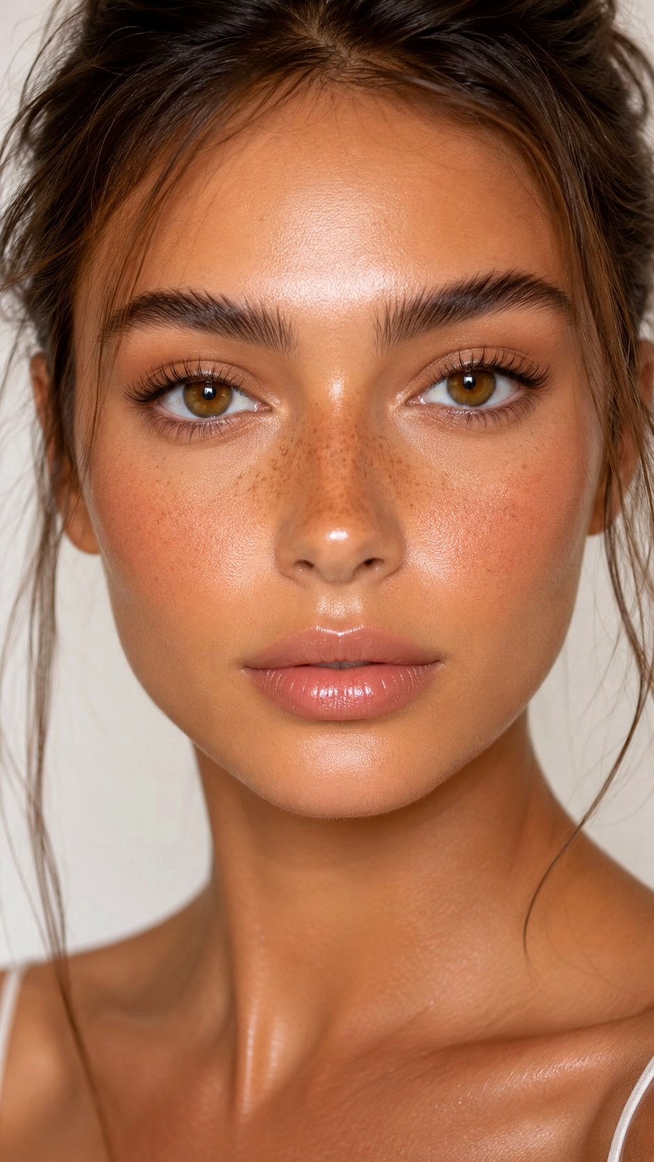 Faux Freckles and Bronze Bridge - 21 Summer Makeup Looks