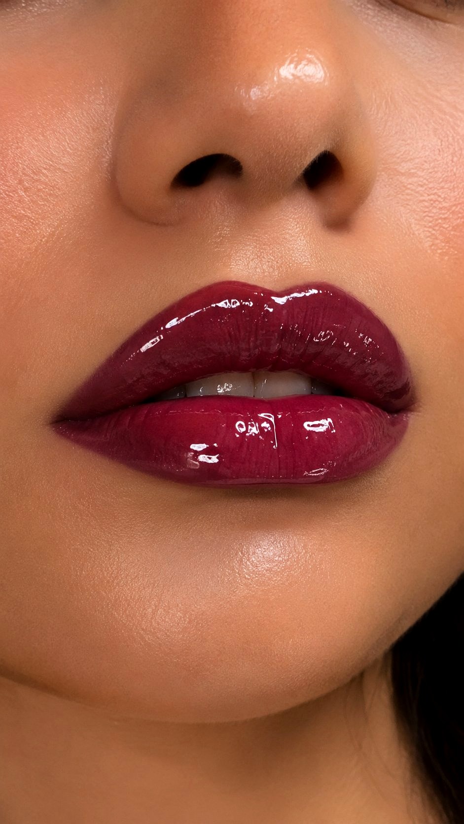 Glazed Donut Berry Lip Gloss - 20 Olive Skin Lip Color Looks