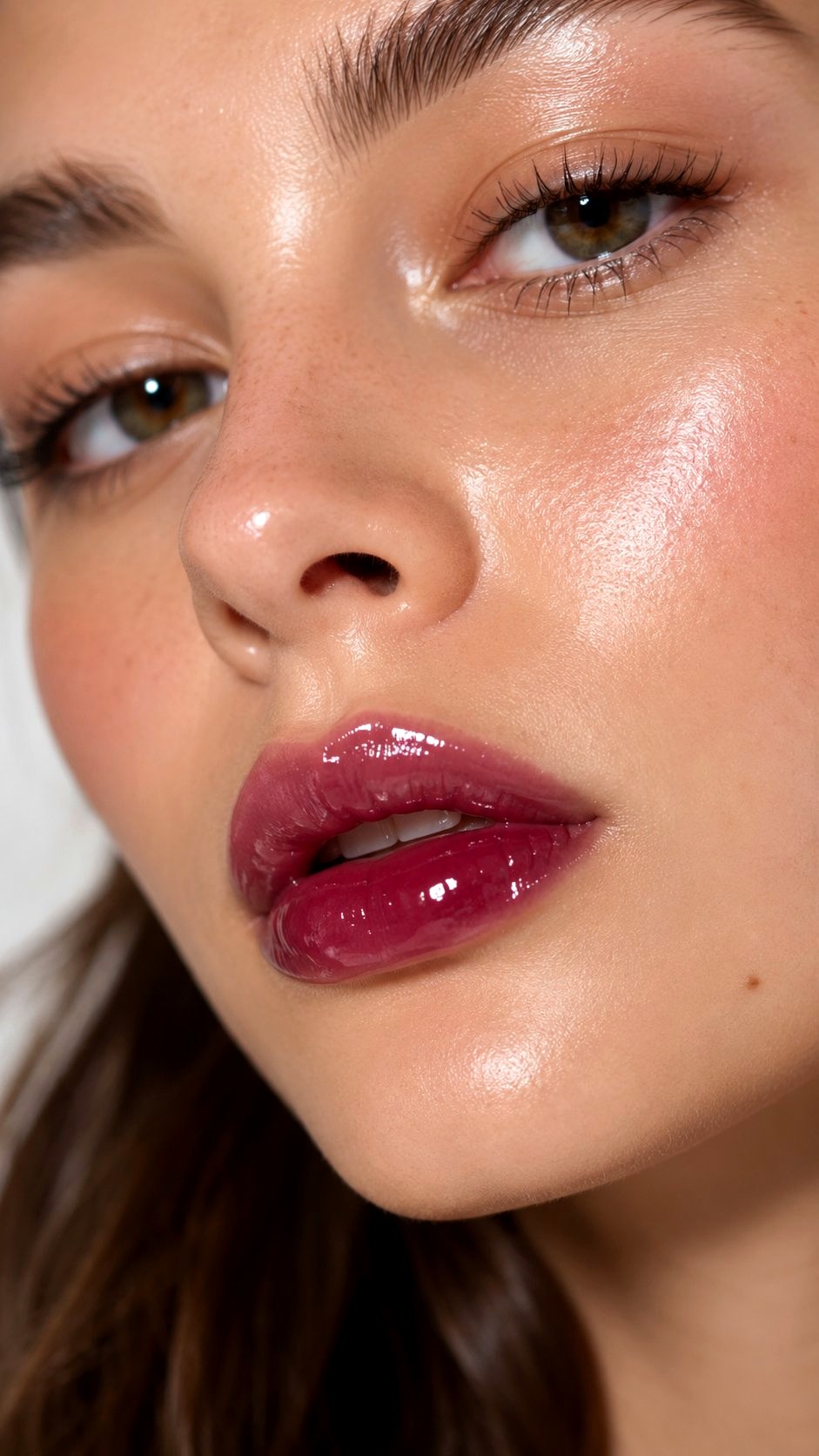 Glossy Berry Lip Summer Stain - 21 Summer Makeup Looks