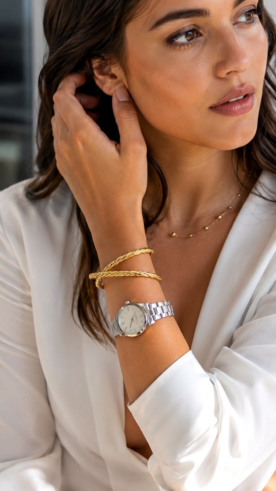 Gold Twist Wrap Bracelets - 23 gold jewelry ideas