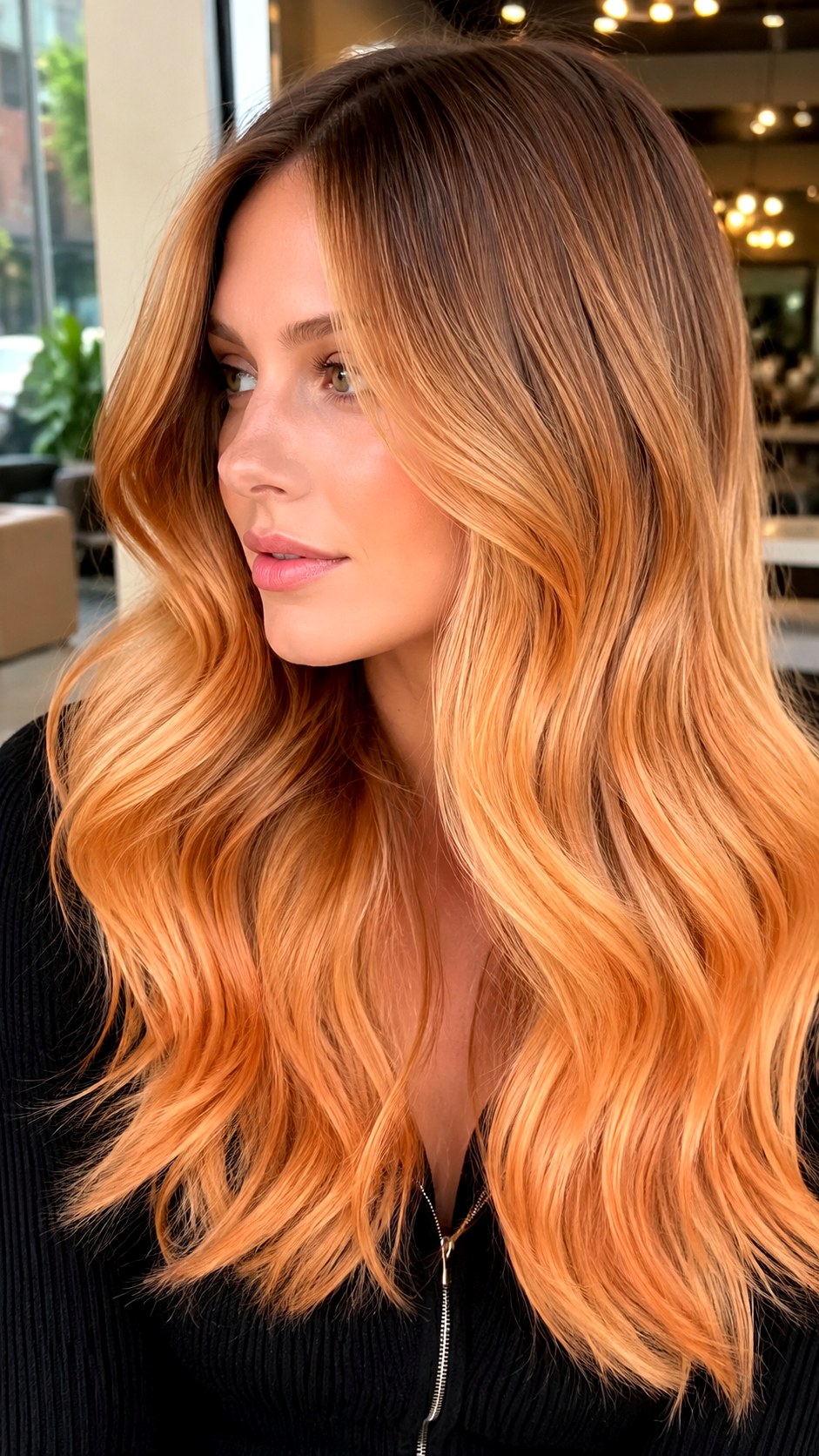 Golden Apricot Color Melt Perfection - 25 Golden Apricot Hair Color Ideas