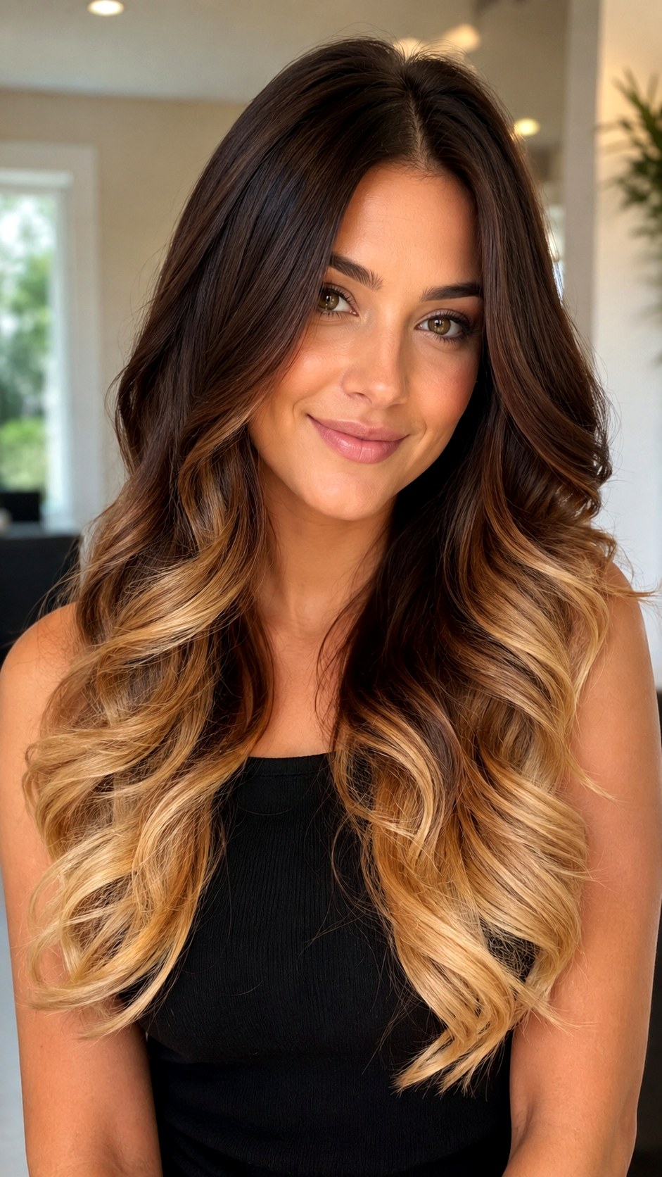 Golden Honey Tips - 22 Rich Chocolate Brown Hair Ideas
