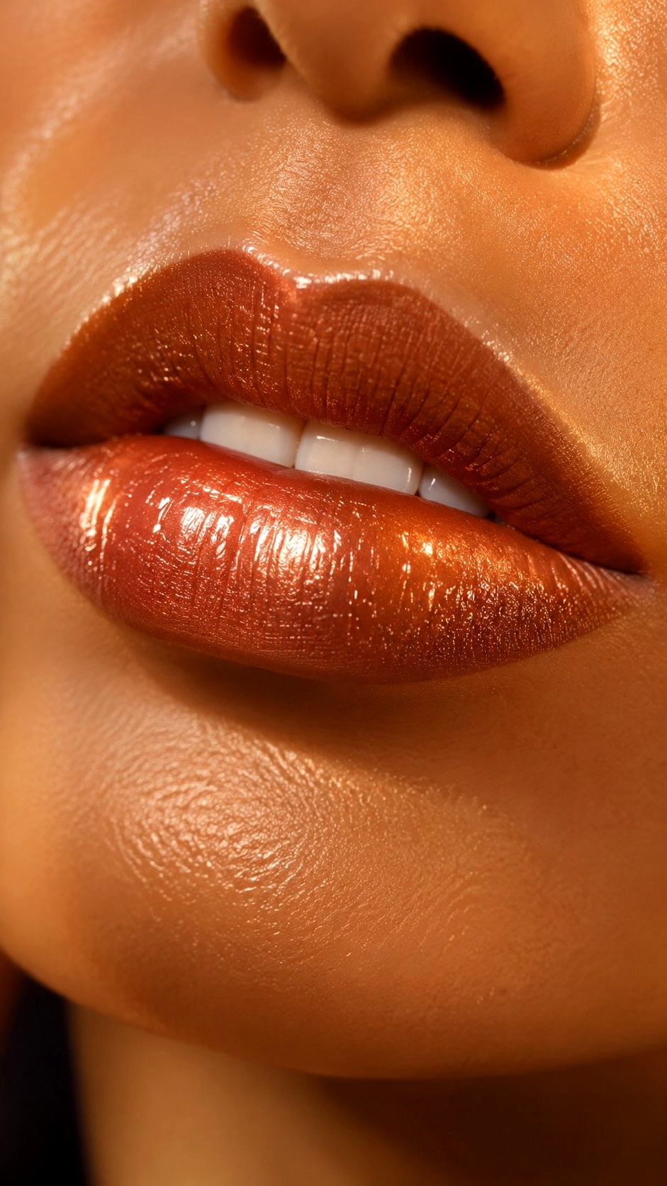 Golden Hour Caramel Lip Combo - 20 Summer Trendy Lip Combo Ideas