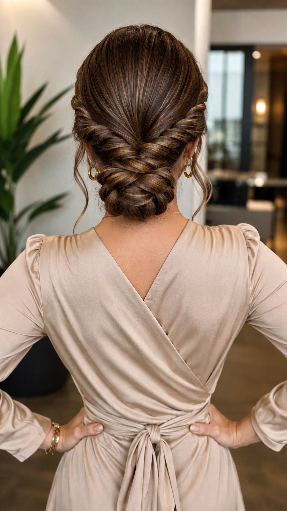 Grecian Inspired Low Bun - 24 classy low bun
