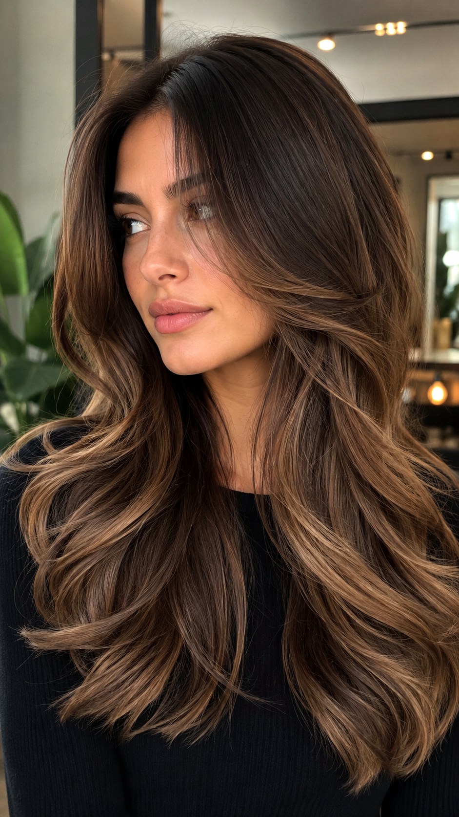 Hazelnut Melt Soft Brunette Transition - 24 Brunette Hair Color Ideas