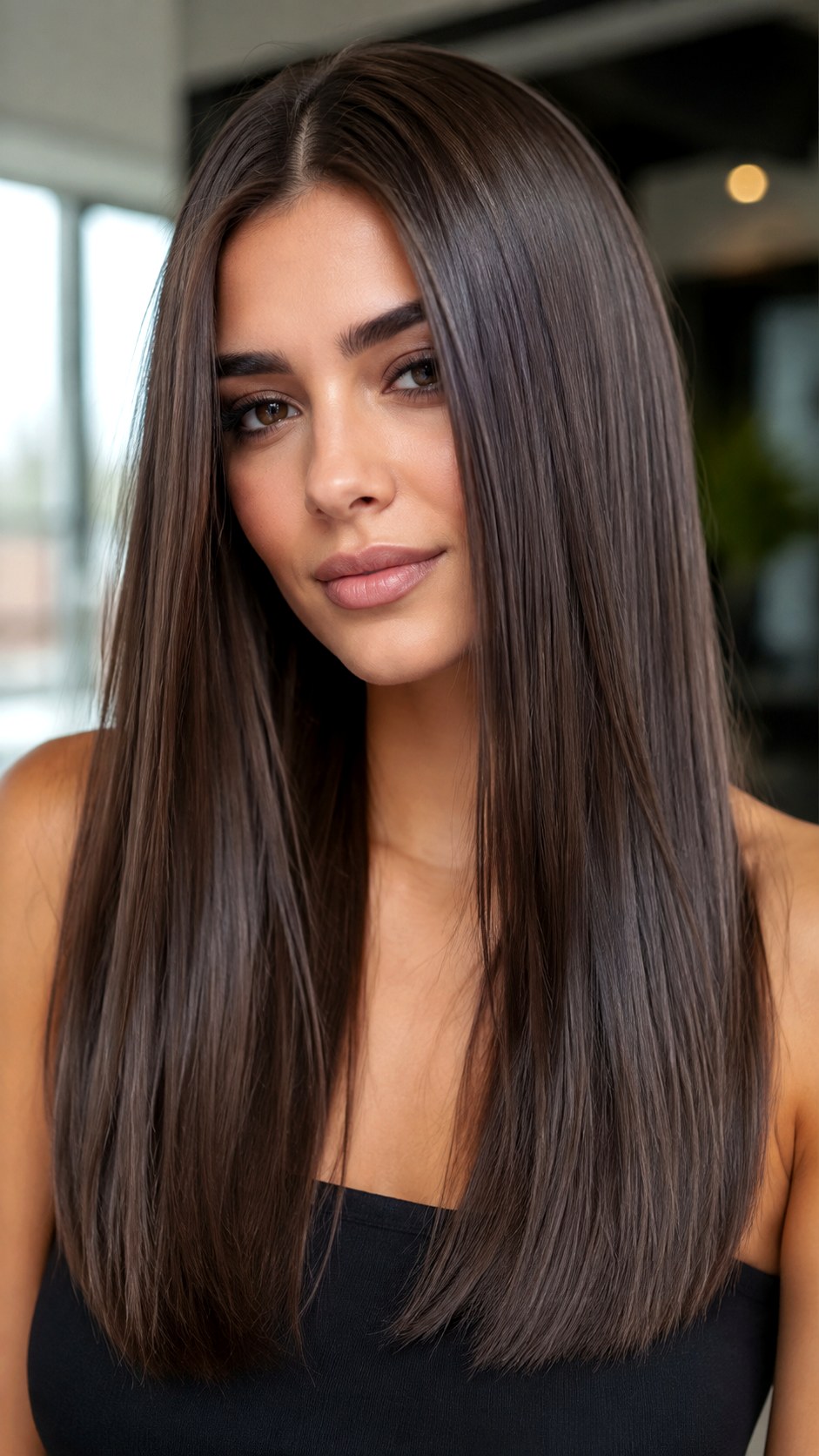 Iced Mocha Toned Finish - 22 Rich Chocolate Brown Hair Ideas