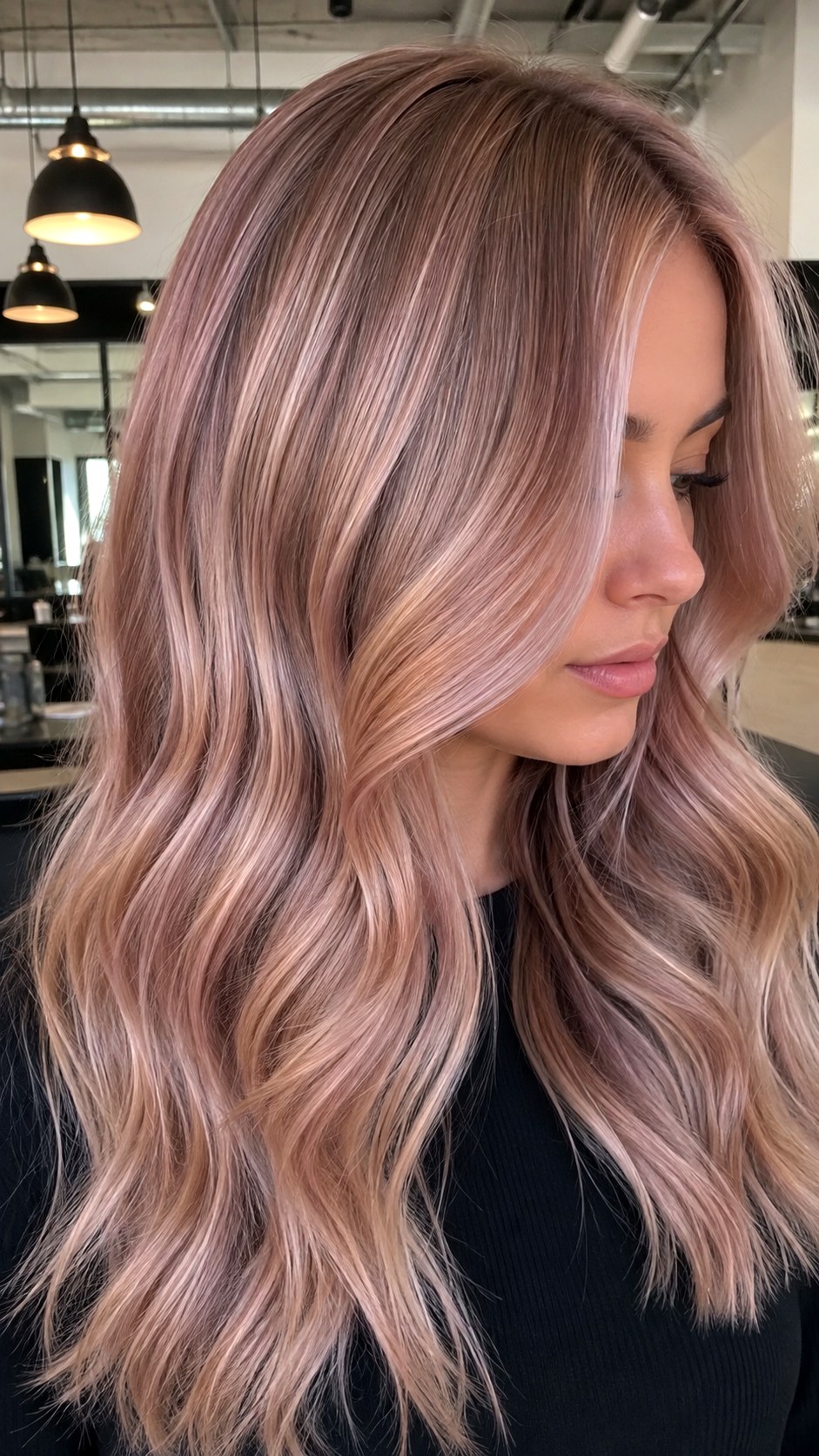 Icy Apricot Cool Toned Blend - 25 Golden Apricot Hair Color Ideas