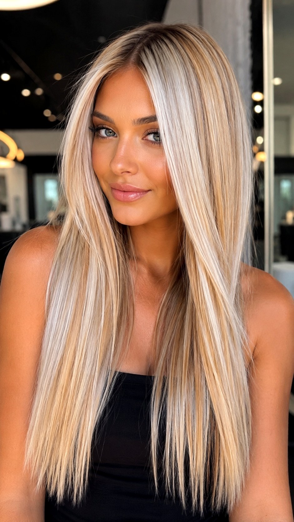 Icy Honey Platinum Blonde Fusion - 24 Honey Blonde Hair Color Ideas