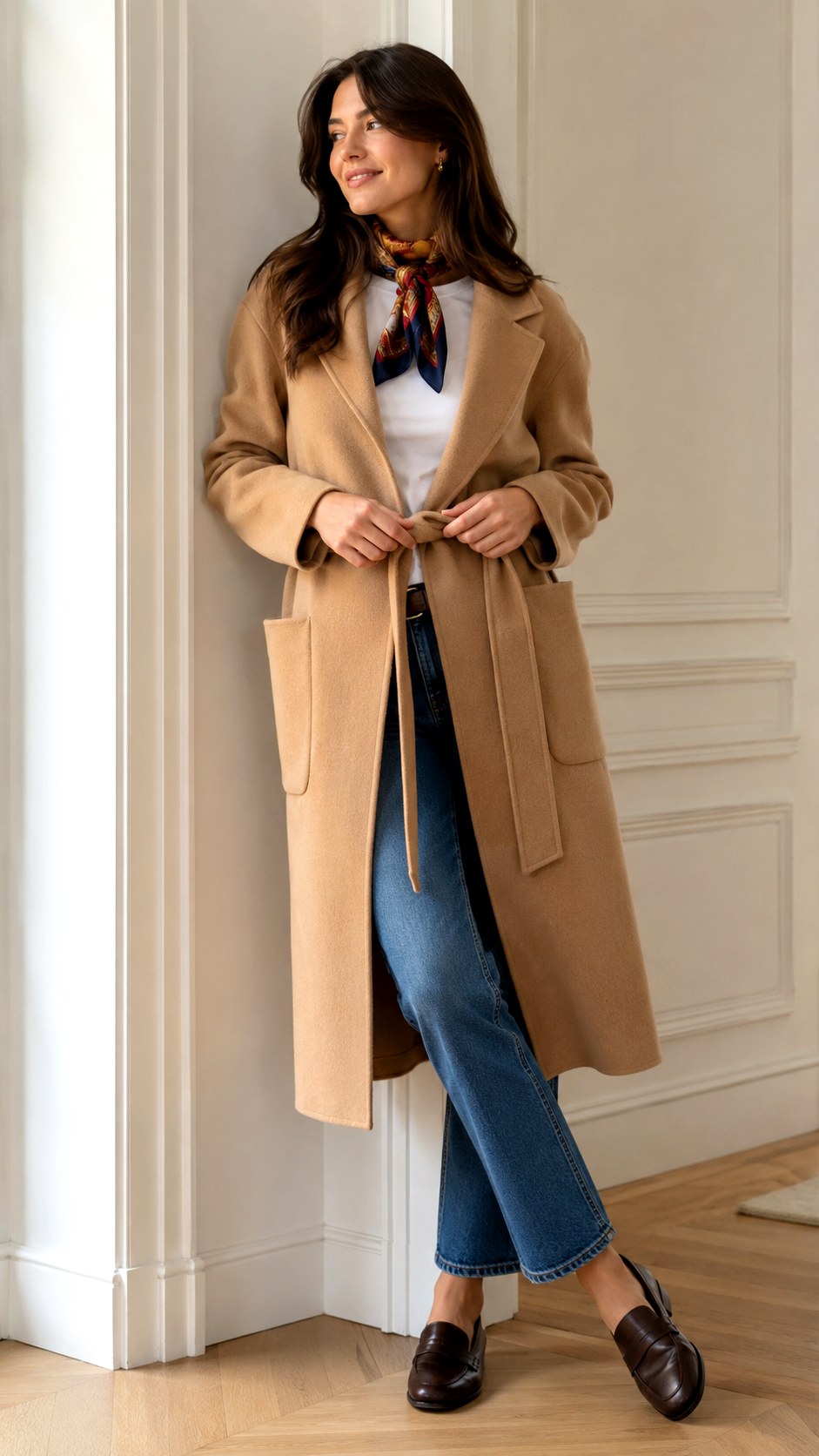 Italian Style Outfit Ideas Featuring a Camel Wrap Coat - 25 italian style outfit ideas