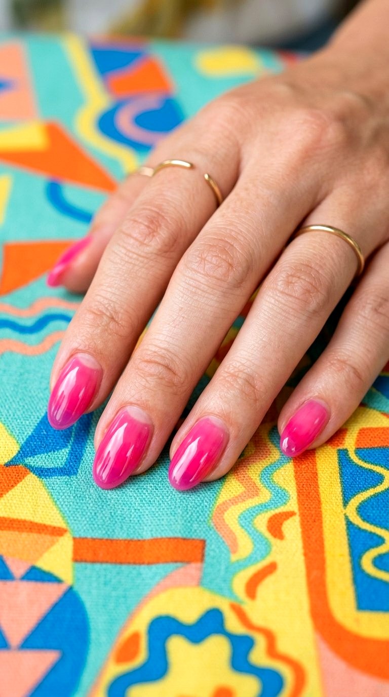 Jelly Translucent Finish - 21 Nail Art at Home Ideas