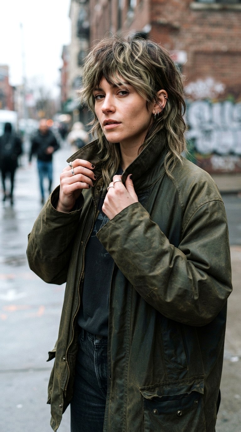 Khaki Blonde Highlights on Layered Cut - 22 hair dye ideas highlights
