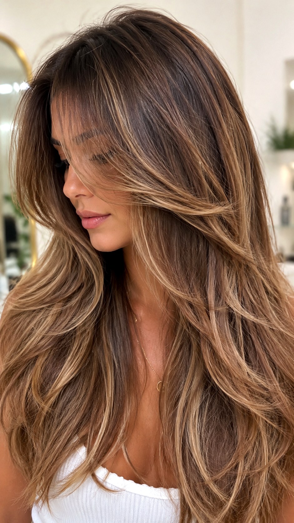 Lived In Bronde Butterfly Layers - 23 butterfly haircut long layers ideas