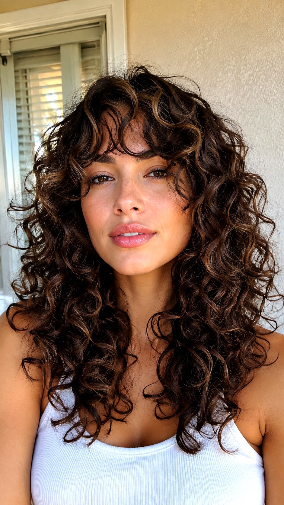 Long Layers Curly Wolf Cut Style - 25 long wolf cut hairstyle ideas