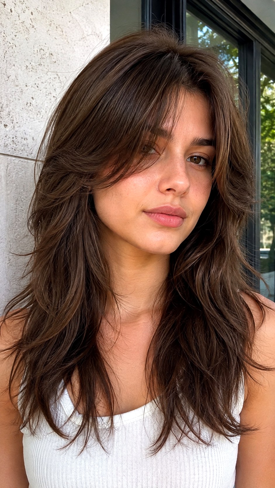Long Wolf Cut With Layers - 24 lond wolf cut hairstyle ideas