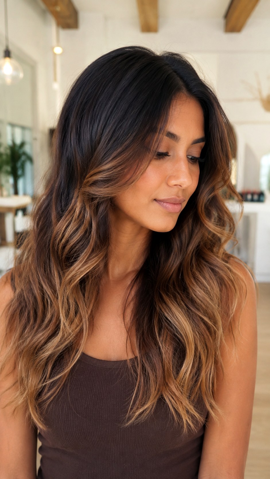 Low Maintenance Caramel Grow Out Style - 23 Caramel Balayage Hair Ideas