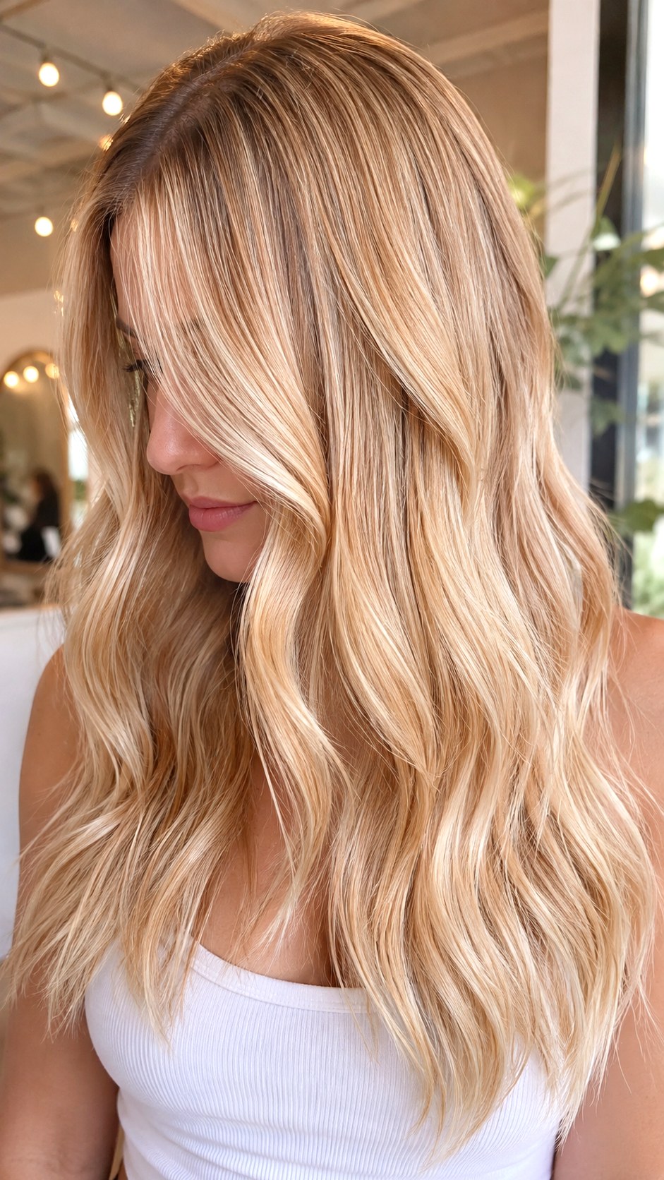 Luminous Golden Apricot Babylights - 25 Golden Apricot Hair Color Ideas