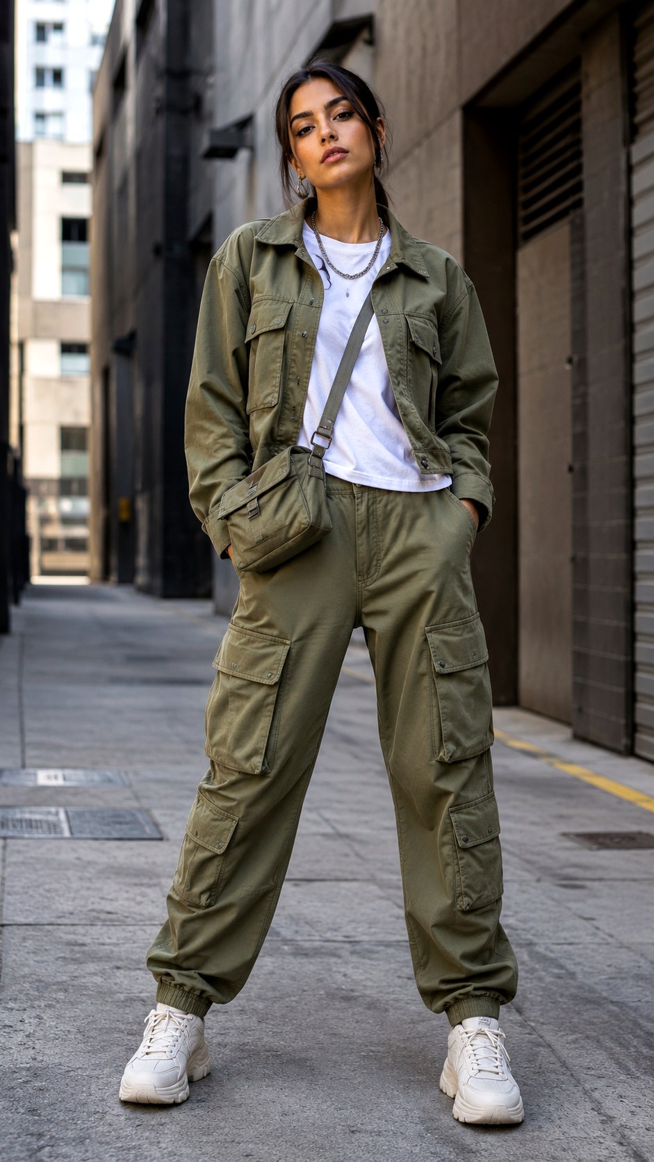 Matching Cargo Set Coordination - 22 Cargo Pants Outfit Ideas