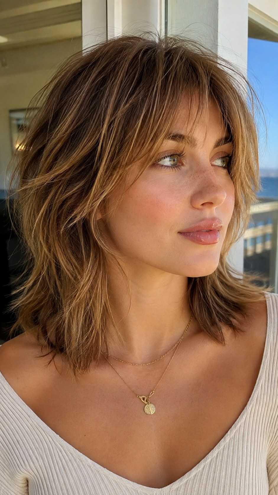 Medium Length Wolf Cut Style - 21 unstyled wolf cut hairstyle ideas