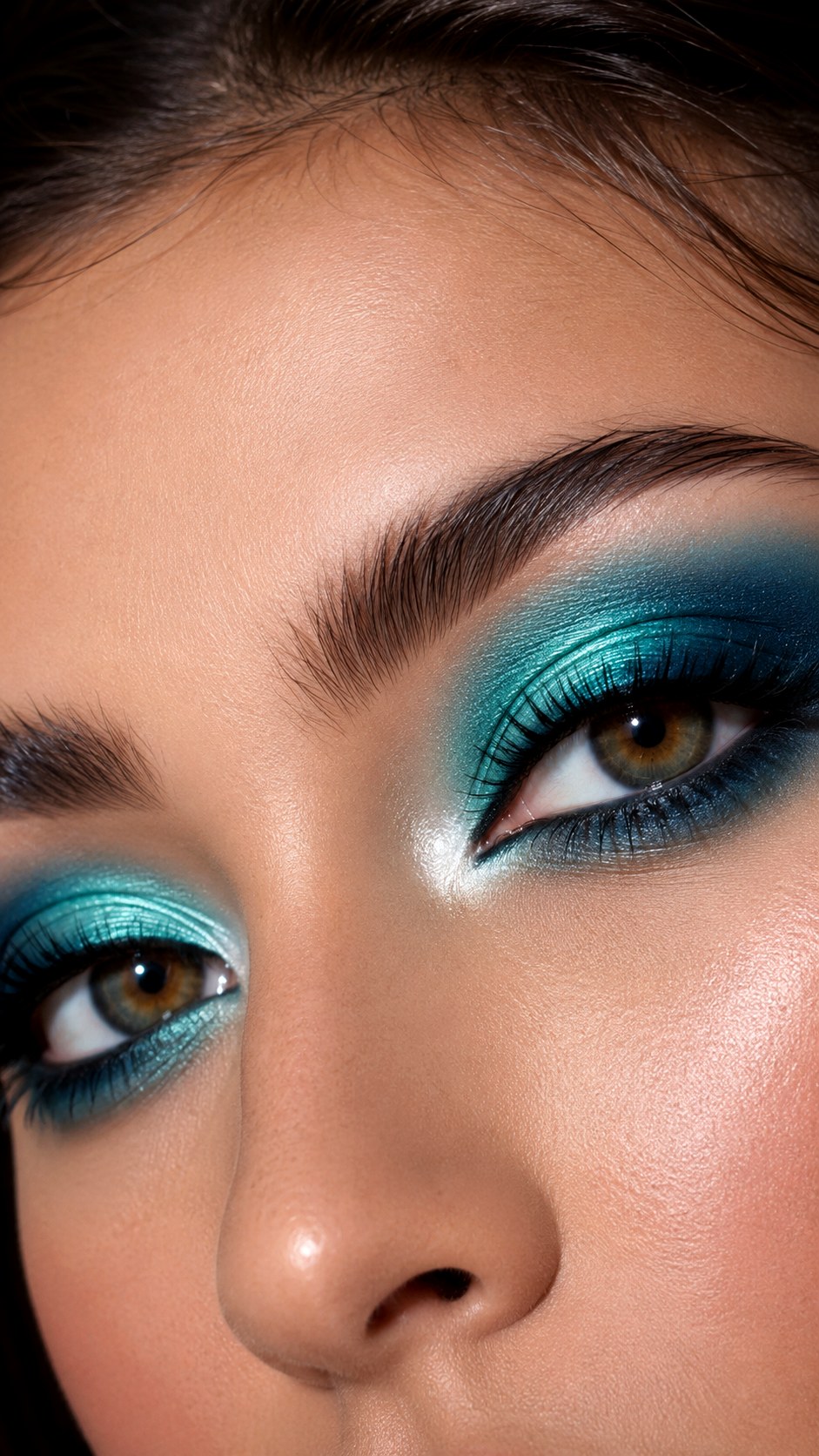 Mermaid Teal Smokey Eye - 24 Summer Eye Makeup Looks