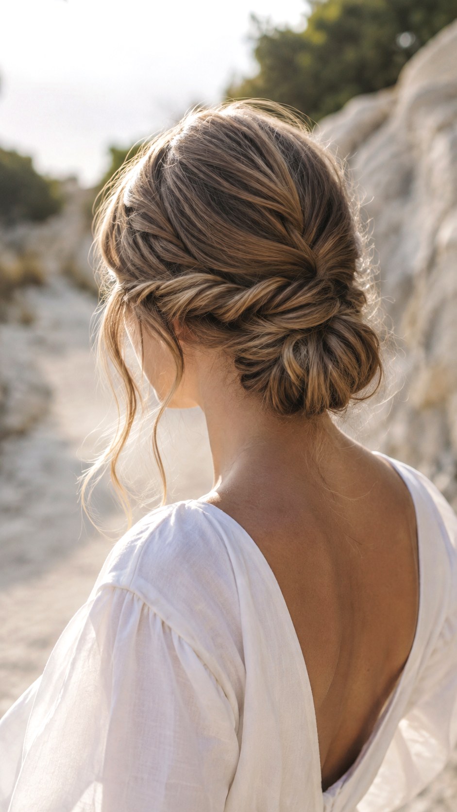 Middle Part Twist Low Bun - 24 classy low bun