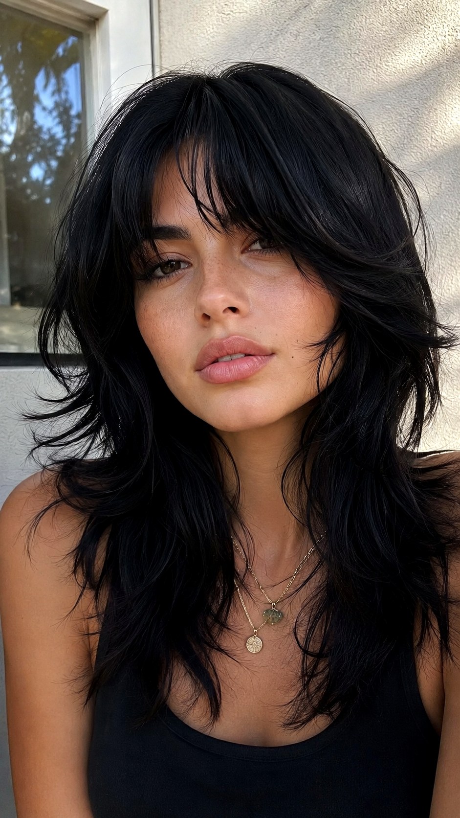 Midnight Black Soft Wolf Cut - 24 soft wolf cut hairstyle ideas