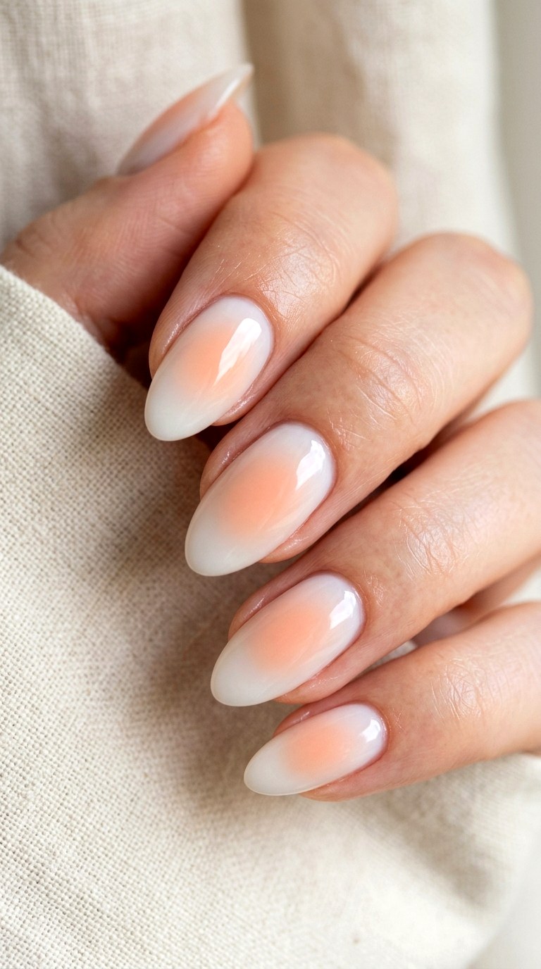 Minimalist Abstract Aura Nails - 22 Simple Summer Nail Designs