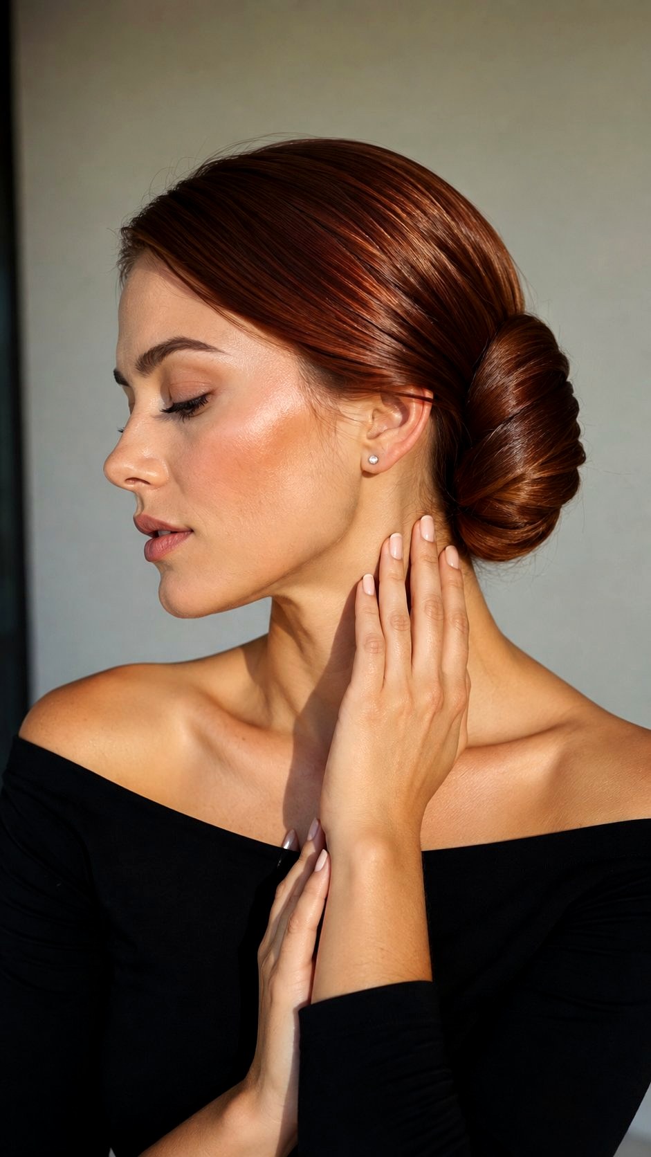 Minimalist Deep Side Bun - 23 classy bun ideas