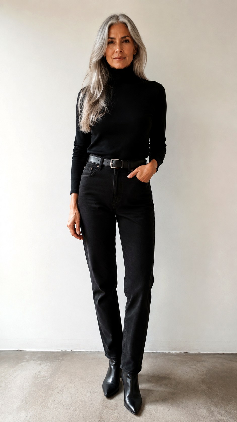 Minimalist Monochrome Jean OOTD - 22 jean ootd outfit ideas