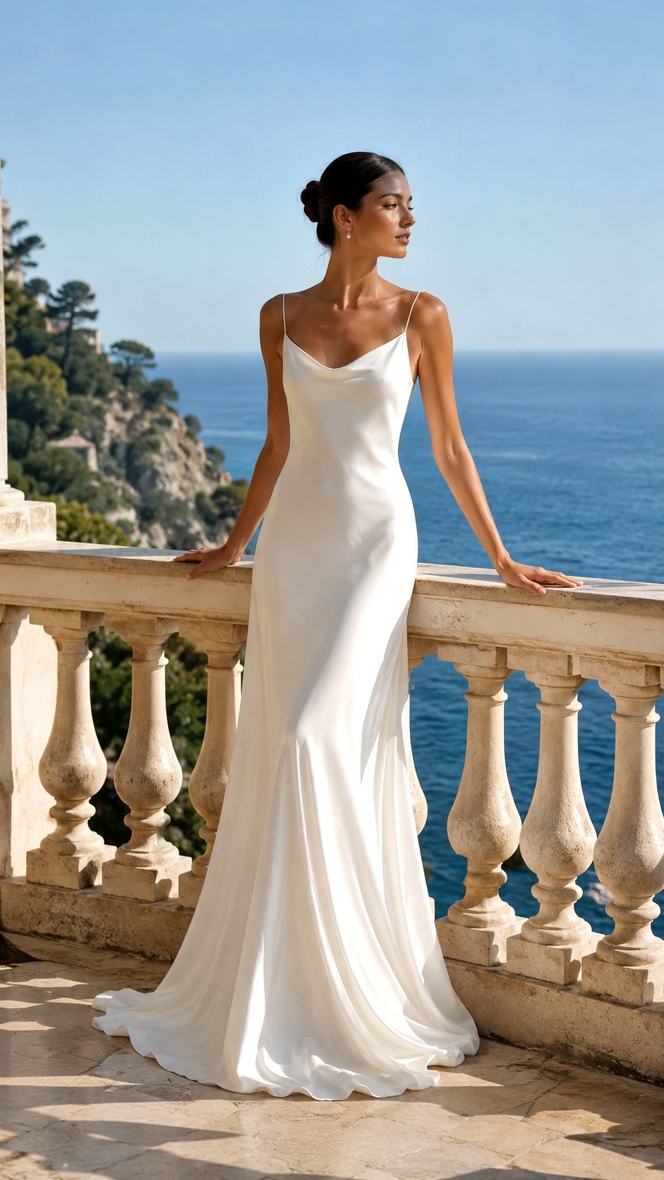 Minimalist Silk Slip Dresses - 22 Dream Wedding Dresses Ideas