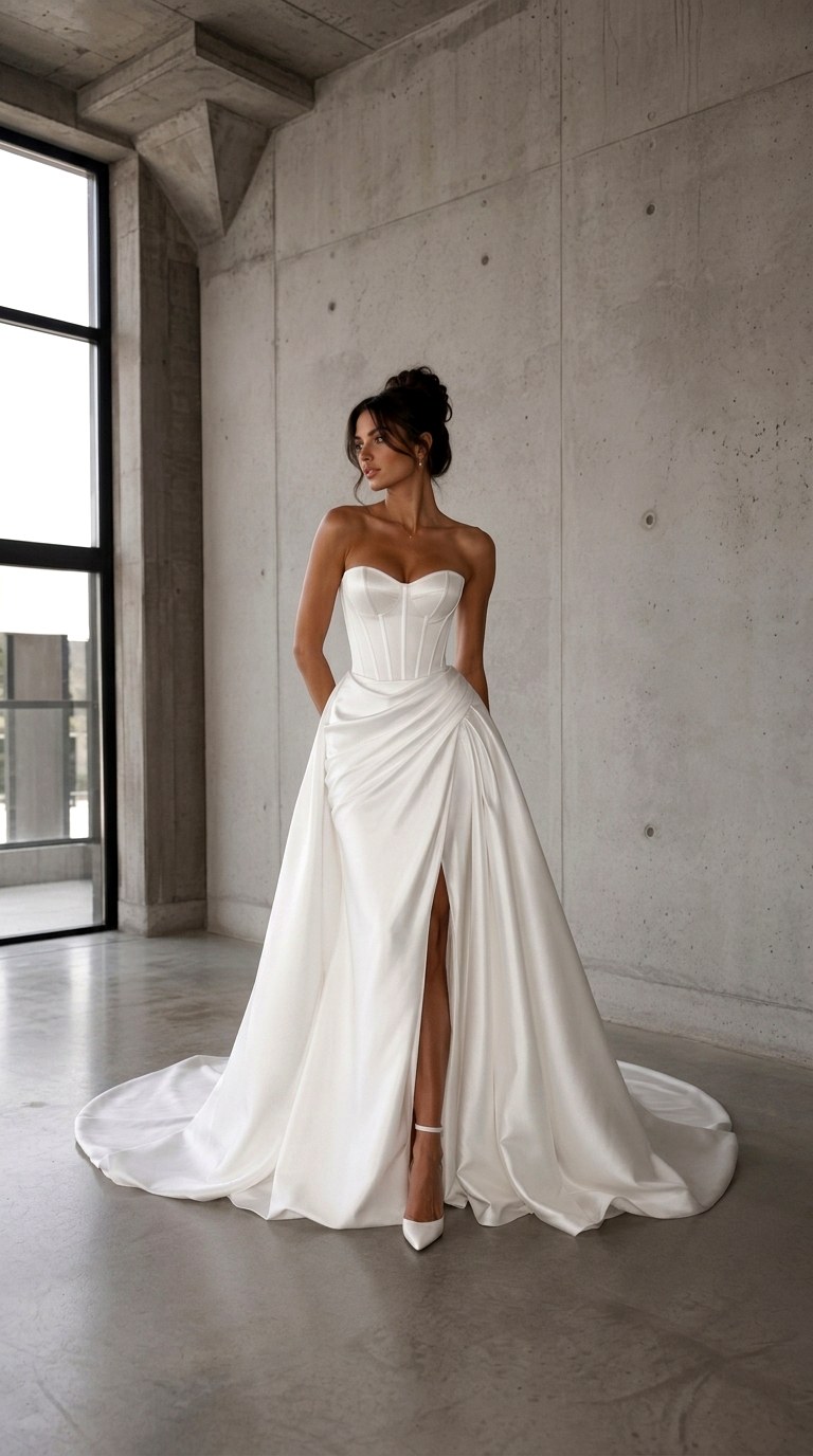 Modern Corset Bodice Dresses - 22 Dream Wedding Dresses Ideas